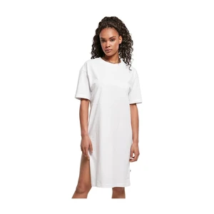 Women's dress with slit white