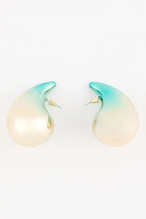 DEFACTO Women's Blue Drop Earrings