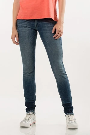 Tommy Jeans Rifle - LOW RISE SKINNY SOPHIE modré