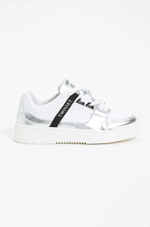 Dětské sneakers boty Twinset bílá barva, 242GCJ010