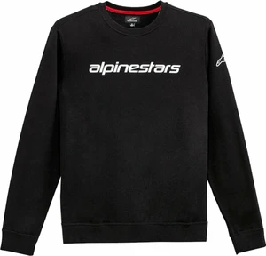 Alpinestars Linear Crew Fleece Black/White S Mikina