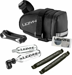 Lezyne M-Caddy CO2 Kit Torba na siodło Black/Black 0,6 L