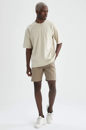 DEFACTO Sim Fit Patterned Bermuda Shorts