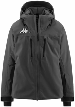 Kappa 6Cento 611P Mens Jacket Grey Asphalt/Black 2XL Veste de ski