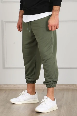 Madmext Khaki Oversize Short Leg Men's Tracksuit 4832