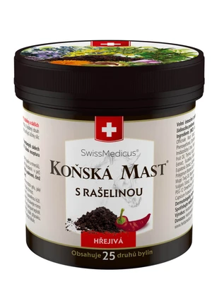 Herbamedicus Koňská mast s rašelinou hřejivá v plastové dóze 250 ml