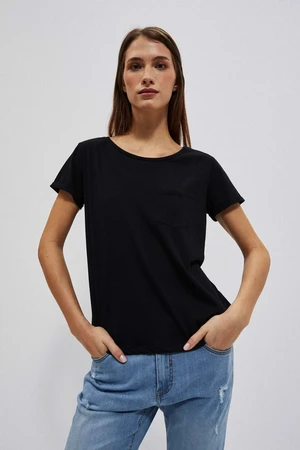 Cotton T-shirt with pocket