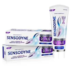 SENSODYNE Clinical Repair Active White zubná pasta 2 x 75 ml