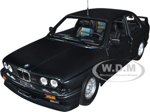 1989 BMW M3 Street EVO Dark Blue Metallic 1/18 Diecast Model Car by Minichamps