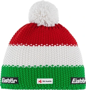 Eisbär Star Pompon SKA Beanie Green/White/Red UNI Sapka