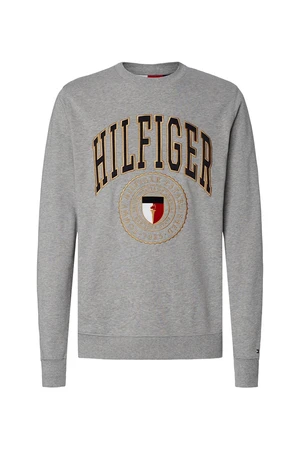 Tommy Hilfiger Mikina - VARSITY SWEATSHIRT sivá