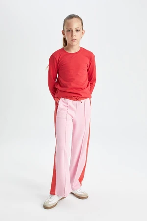 DEFACTO Girls Color Block Wide Leg Wide Leg Sweatpants