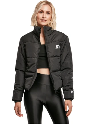 Women's quilted jacket Starter Logo black