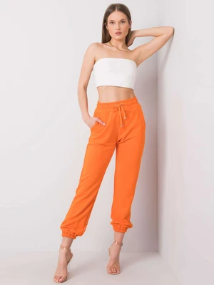 Orange women's sweatpants RUE PARIS