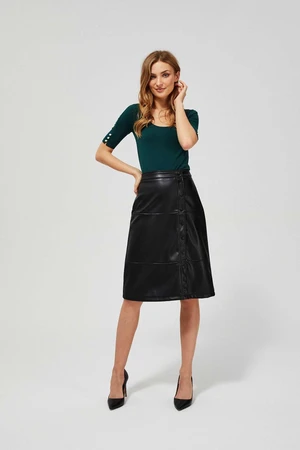 Eco Leather Skirt