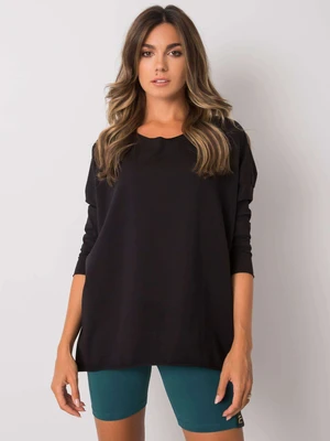 Women's Black Cotton Blouse