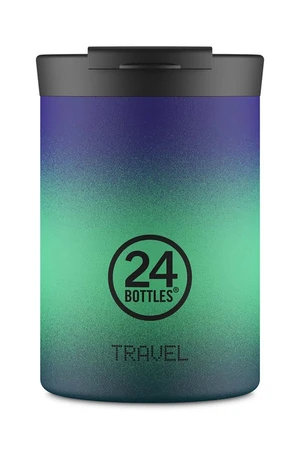 Termo hrnček 24bottles Travel Tumbler 350ml Borealis zelená farba, Travel.Tumb.350.Boreal