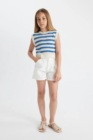 DEFACTO Girl's Cotton Shorts