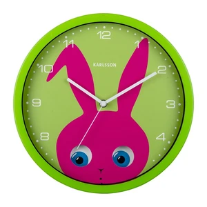 Zegar dziecięcy ø 31 cm Peekaboo Bunny – Karlsson