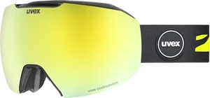 UVEX Epic Attract Black Mat/Mirror Lavender/Contrastview YellowContrastview Yellow Ski Brillen