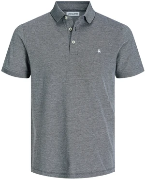 Jack&Jones Pánske polo tričko JJEPAULOS Slim Fit 12136668 Anthracite L