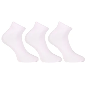 3PACK Socks Nedeto Low Bamboo White