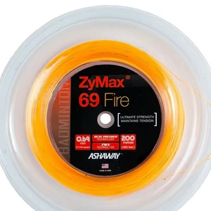 Badmintonový výplet Ashaway ZyMax 69 Fire white - ROLE 200 m