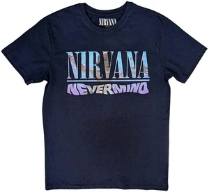 Nirvana Koszulka Nevermind Unisex Navy Blue S