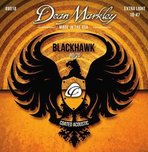 Dean Markley 8018 Blackhawk 80/20 10-47 Corde Chitarra Acustica