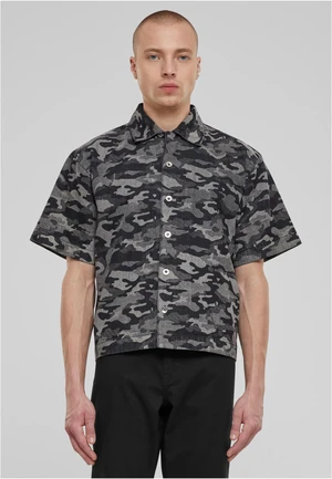 Men's shirts with print - camouflage/grey