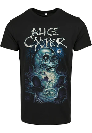 Alice Cooper Graveyard Blue Tee black