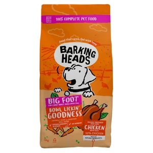 BARKING HEADS Big Foot Bowl Lickin Good Chick granule pro psy 12 kg