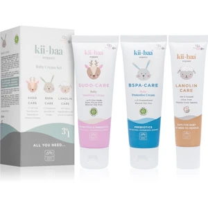 kii-baa® organic Baby Baby Cream Set dárková sada pro děti od narození