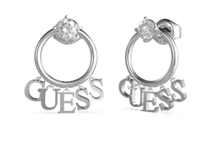 Guess Módní ocelové náušnice Crystal Harmony JUBE02222JWRH