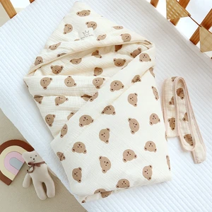 Newborn Blankets Comfortable Stroller Nap Wrap Bag for Babies 0-6M