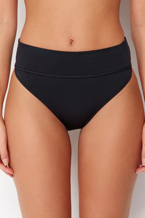 Trendyol Black High Waist Hipster Bikini Bottom