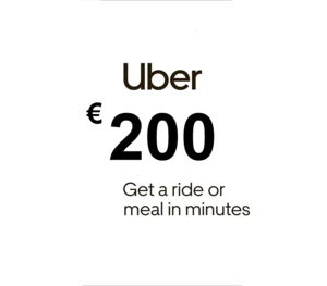 Uber €200 ES Gift Card