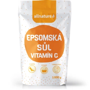 ALLNATURE Epsomská soľ s vitamínom C 1000 g