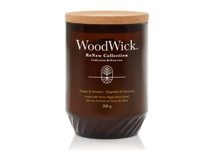 WoodWick Vonná sviečky ReNew sklo veľké Ginger & Turmeric 368 g