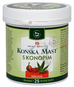 Herbamedicus Konská masť hrejivá s kanabisom 250 ml