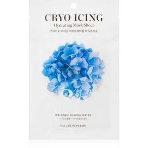 NATURE REPUBLIC Cryo Icing Hydrating Mask Sheet hydratačná plátienková maska s upokojujúcim účinkom 27 ml