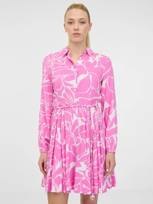 Pink women's shirt dress ORSAY