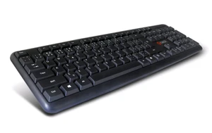 Klávesnice C-TECH KB-102 USB slim black, CZ/SK