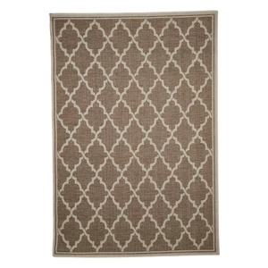 Brązowy dywan odpowiedni na zewnątrz Floorita Intreccio, 200x290 cm