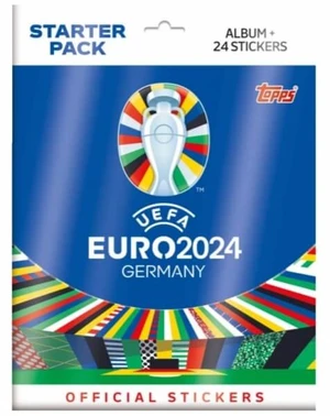 Topps Topps EURO 2024 Starter Pack - album + samolepky