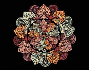 Zuty Diamantové malování Mandala IX