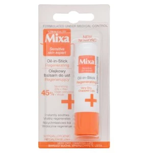 Mixa Oil Lip Balm Regenerating výživný balzam na pery 4,7 ml