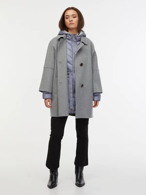 Orsay Women's Grey Wool Coat - Women's