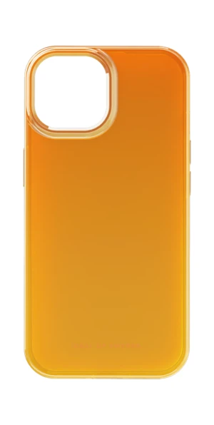 Ochranný kryt s Clear Case Mid iDeal Of Sweden pro Apple iPhone 15, orange spritz