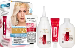 L'ORÉAL PARIS Excellence Créme permanentní barva na vlasy 03, ultra světlá popelavá blond